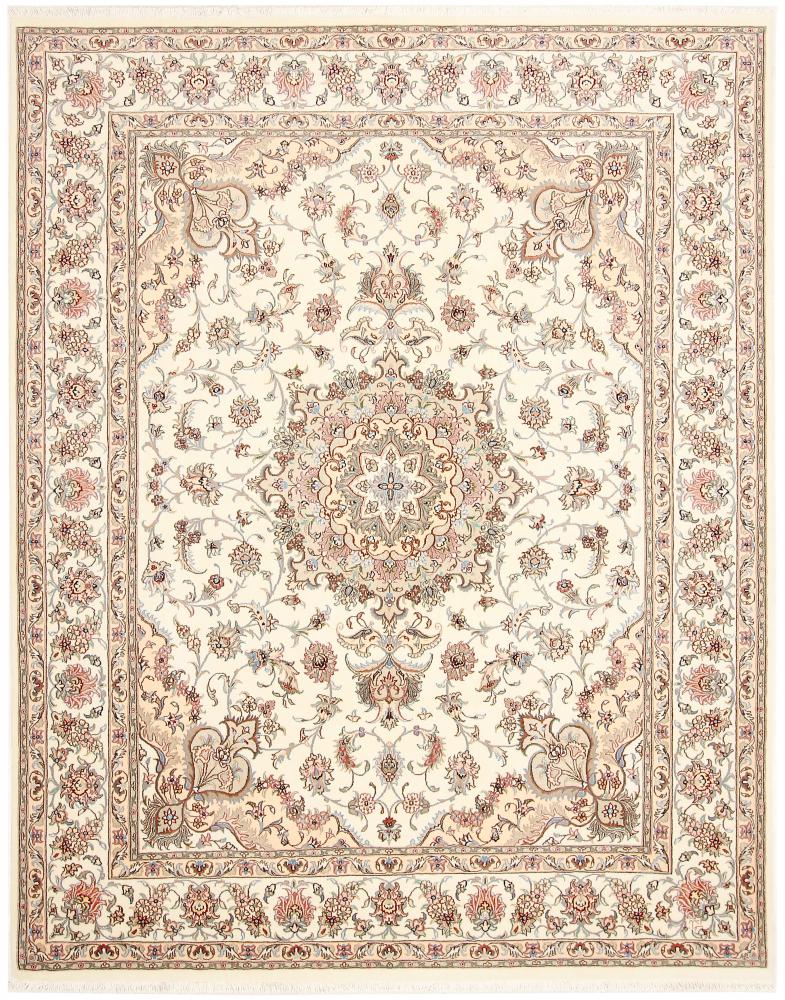 Persian Rug Tabriz Designer 8'5"x6'6" 8'5"x6'6", Persian Rug Knotted by hand