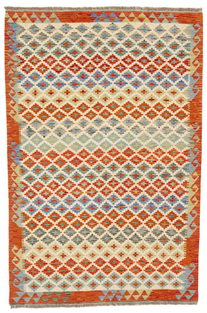 Alfombra afgana Kilim Afghan 187x124 187x124, Alfombra persa Tejido a mano