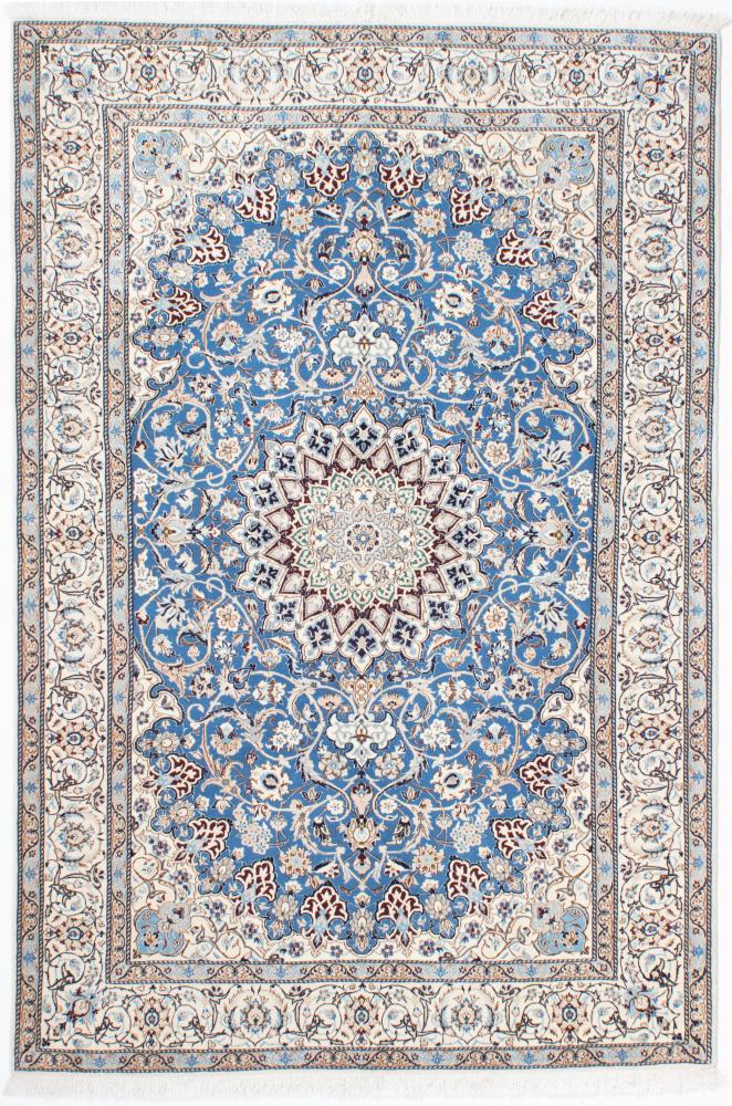 Perzisch tapijt Nain 6La 201x131 201x131, Perzisch tapijt Handgeknoopte