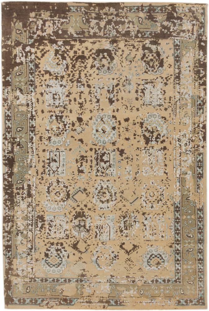 Indisk tæppe Sadraa Heritage 271x181 271x181, Persisk tæppe Knyttet i hånden