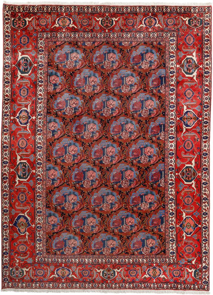 Tapis persan Senneh 12'11"x9'9" 12'11"x9'9", Tapis persan Noué à la main