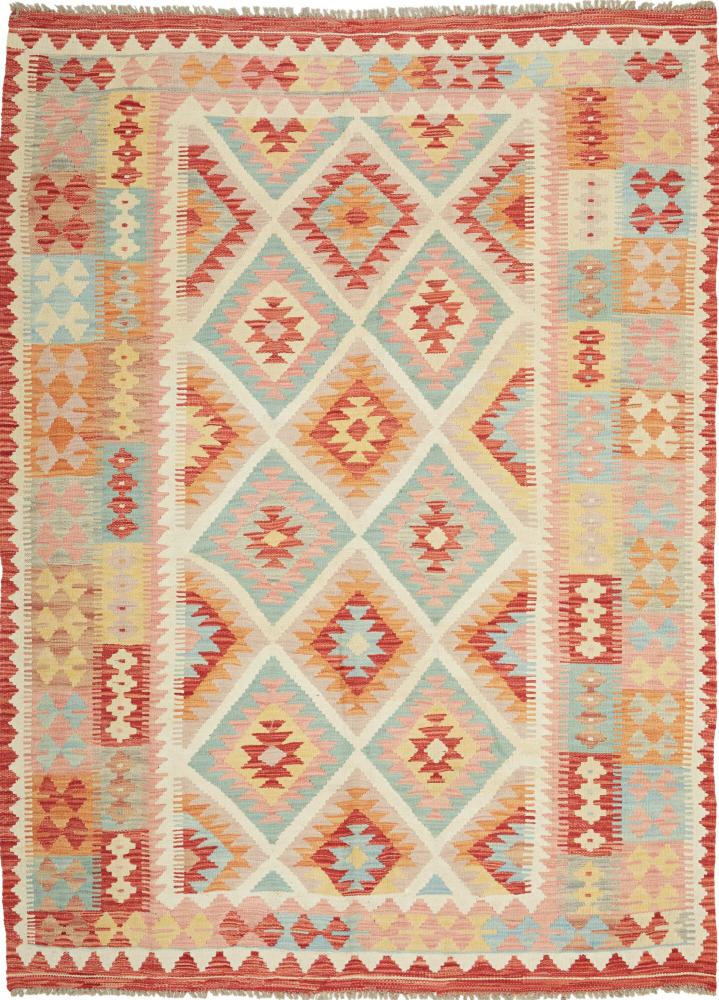 Afghanischer Teppich Kelim Afghan 205x149 205x149, Perserteppich Handgewebt