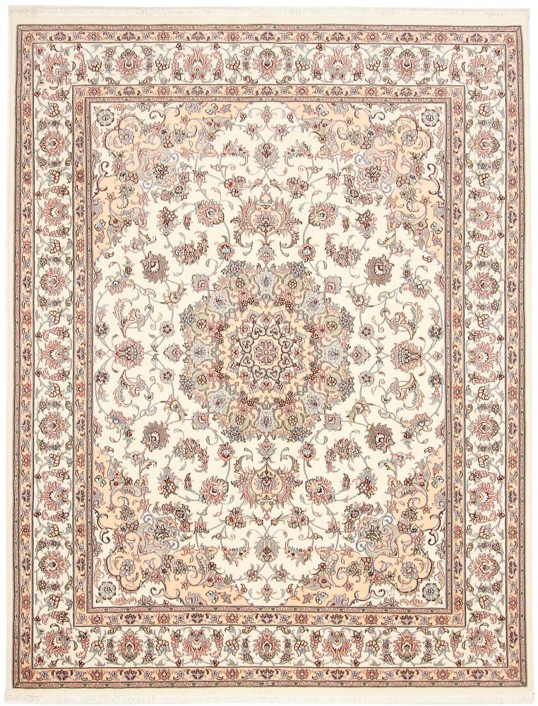Persian Rug Tabriz Designer 8'6"x6'6" 8'6"x6'6", Persian Rug Knotted by hand