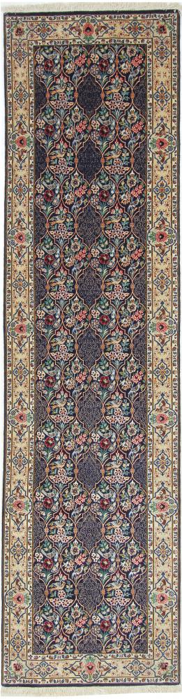 Perserteppich Isfahan Seidenkette 9'11"x2'8" 9'11"x2'8", Perserteppich Handgeknüpft