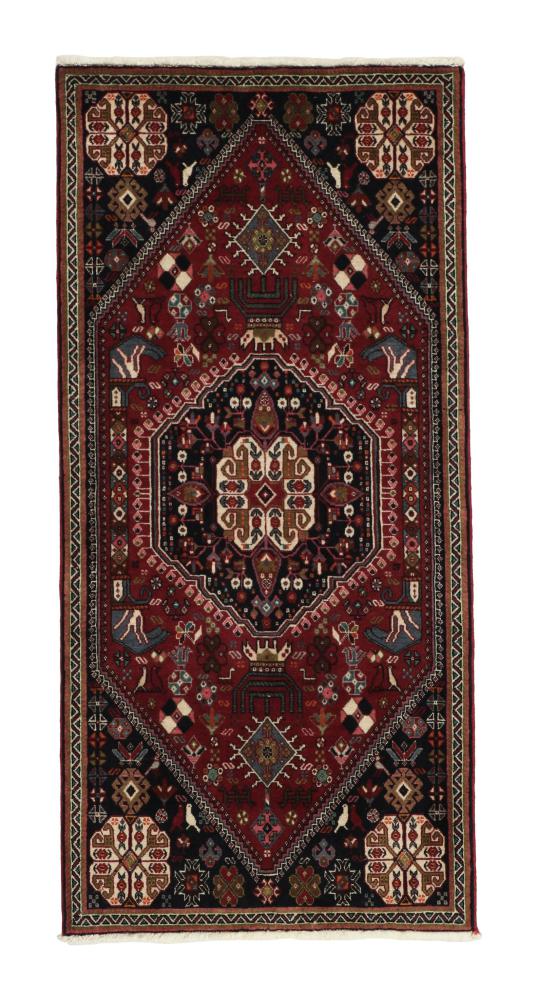 Persian Rug Ghashghai 4'11"x2'4" 4'11"x2'4", Persian Rug Knotted by hand