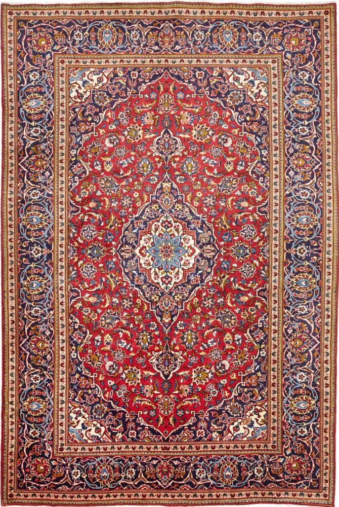 Persian Rug Keshan 9'11"x6'6" 9'11"x6'6", Persian Rug Knotted by hand