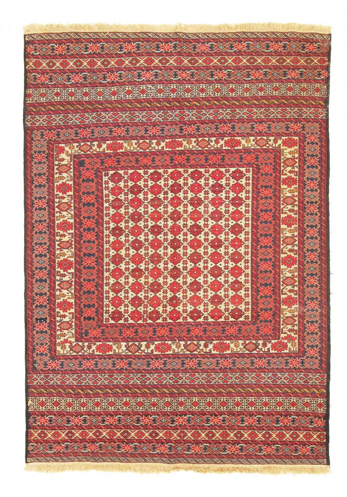 Afghansk tæppe Kelim Sirjan 184x125 184x125, Persisk tæppe Håndvævet