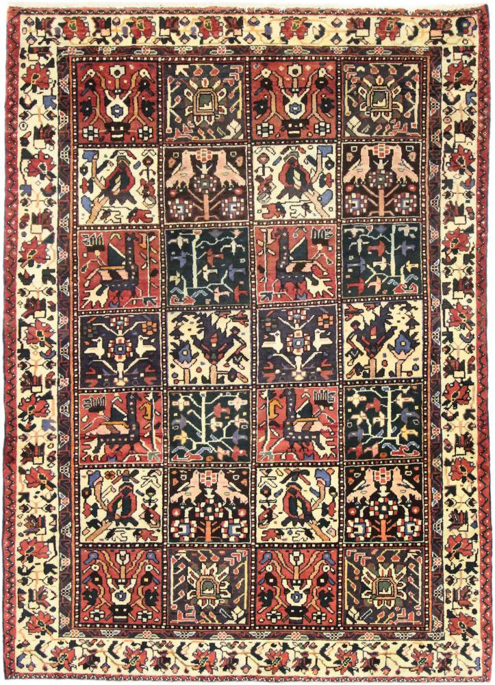 Persisk matta Bakhtiari 189x135 189x135, Persisk matta Knuten för hand