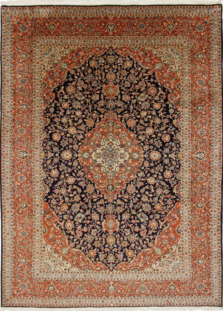 Persian Rug Keshan Kork 13'2"x9'8" 13'2"x9'8", Persian Rug Knotted by hand