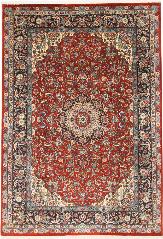Persian Rug Kaschmar 9'5"x6'6" 9'5"x6'6", Persian Rug Knotted by hand