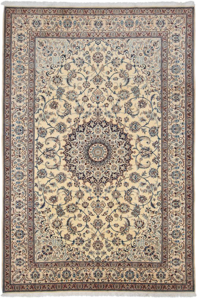 Tapis persan Naïn 9La 10'3"x6'9" 10'3"x6'9", Tapis persan Noué à la main