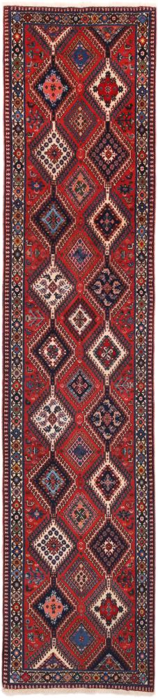  ペルシャ絨毯 ヤラメー 381x84 381x84,  ペルシャ絨毯 手織り