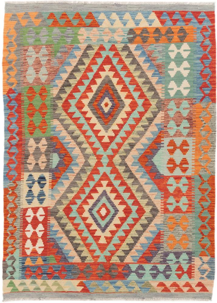 Tapis afghan Kilim Afghan 191x137 191x137, Tapis persan Tissé à la main