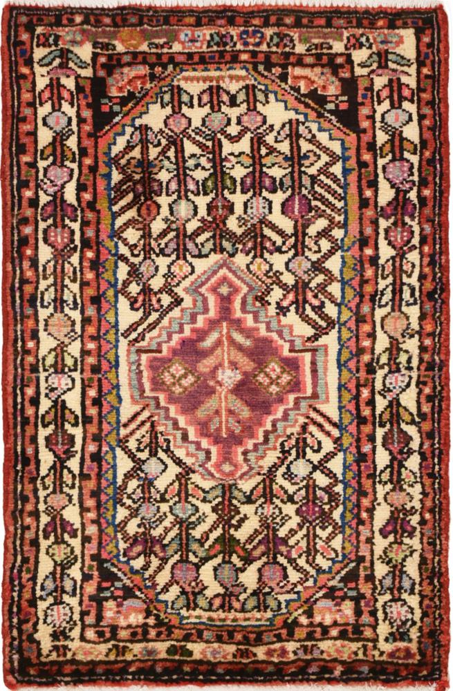 Persian Rug Hamadan 82x51 82x51, Persian Rug Knotted by hand