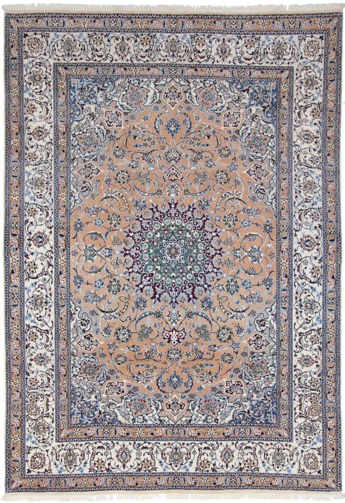 Tapis persan Naïn 9La 9'9"x6'8" 9'9"x6'8", Tapis persan Noué à la main