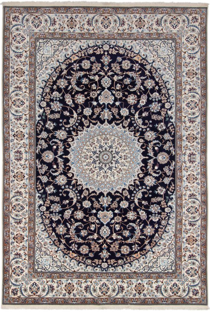 ペルシャ絨毯 ナイン 9La 10'1"x6'8" 10'1"x6'8",  ペルシャ絨毯 手織り