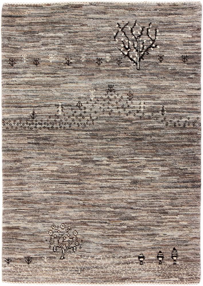 Persian Rug Persian Gabbeh Loribaft Nowbaft 3'9"x2'9" 3'9"x2'9", Persian Rug Knotted by hand
