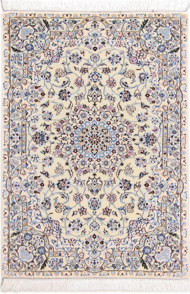 Persian Rug Nain 6La 3'10"x2'8" 3'10"x2'8", Persian Rug Knotted by hand