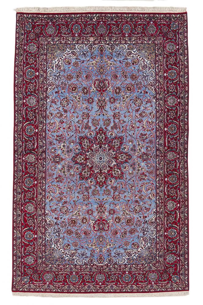 Persisk tæppe Isfahan Silketrend 245x157 245x157, Persisk tæppe Knyttet i hånden