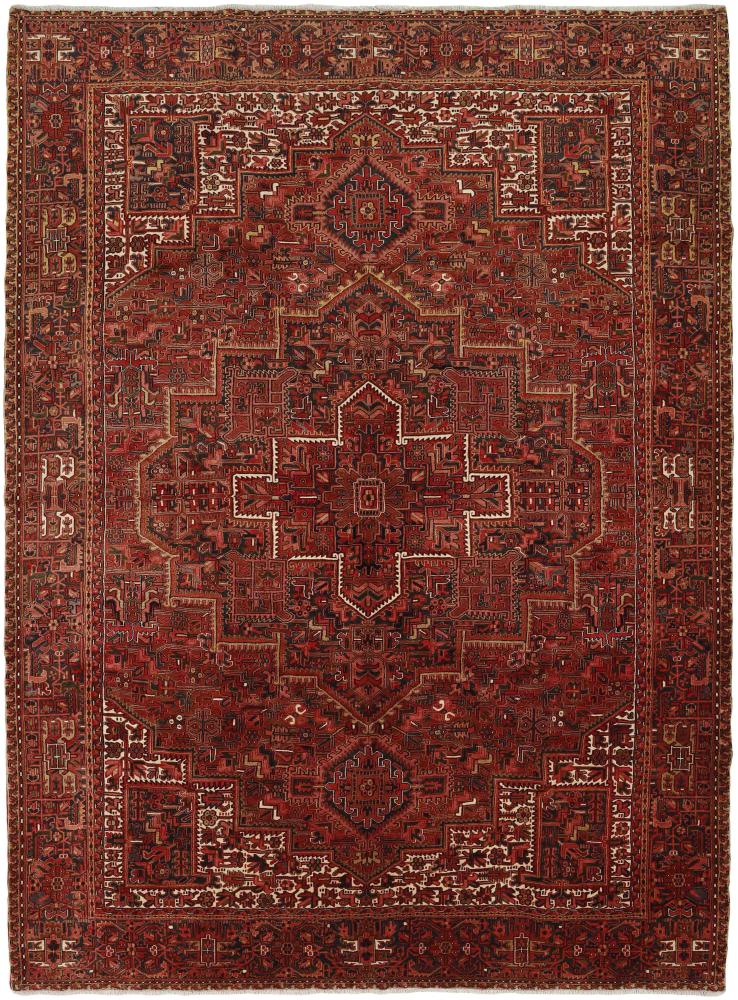 Persian Rug Heriz 13'9"x10'0" 13'9"x10'0", Persian Rug Knotted by hand
