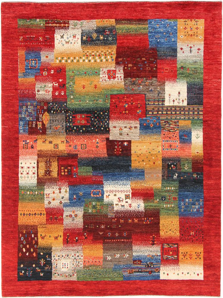 Perzisch tapijt Perzisch Gabbeh Loribaft Nowbaft 199x151 199x151, Perzisch tapijt Handgeknoopte