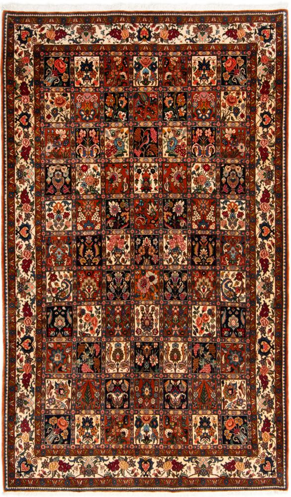 Persian Rug Bakhtiari 8'3"x4'11" 8'3"x4'11", Persian Rug Knotted by hand
