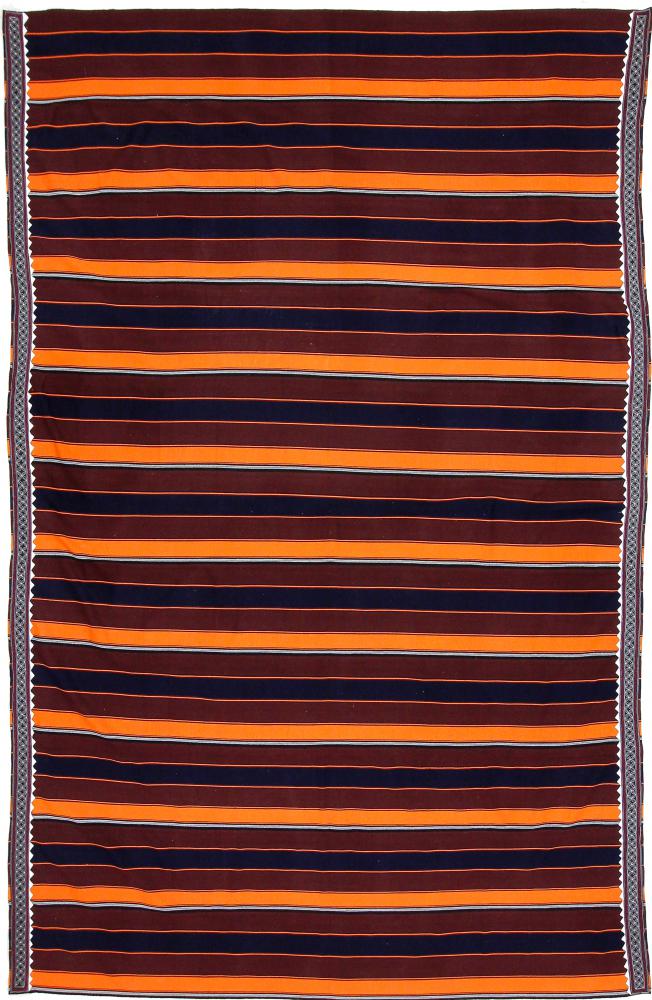 Tapis persan Kilim Fars 374x247 374x247, Tapis persan Tissé à la main