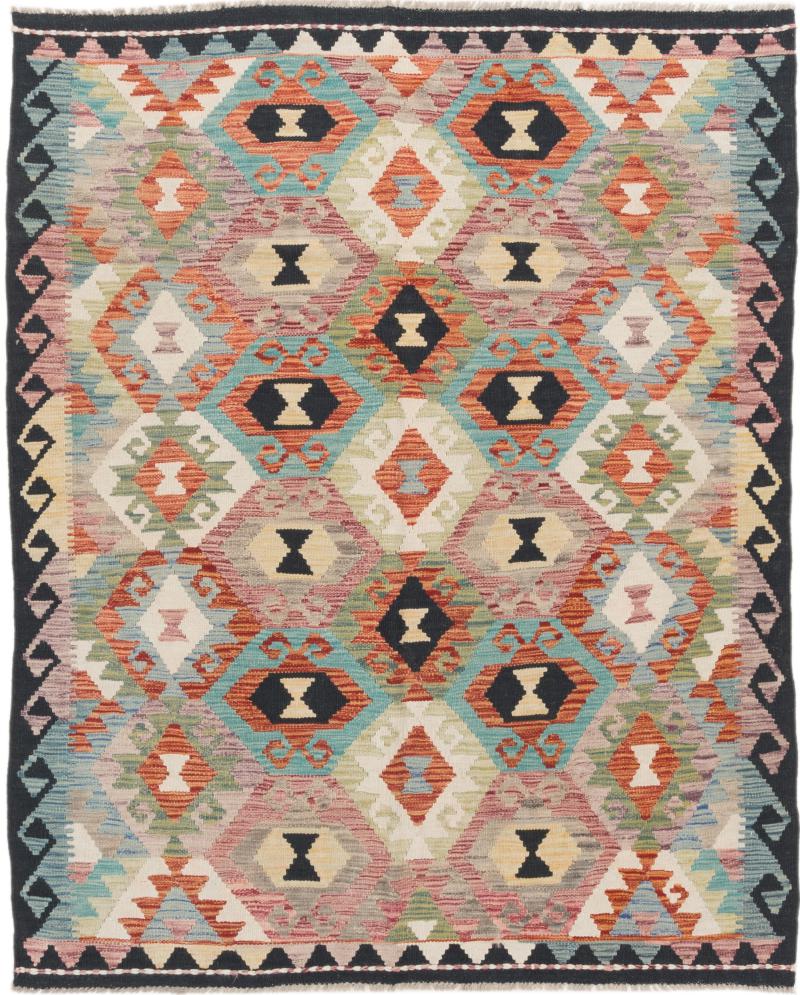 Afghan rug Kilim Afghan 195x156 195x156, Persian Rug Woven by hand
