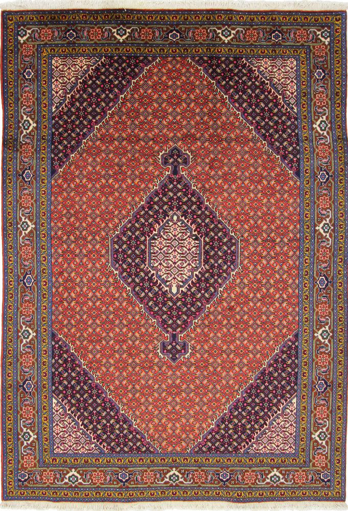 Persian Rug Ardebil 9'5"x6'6" 9'5"x6'6", Persian Rug Knotted by hand