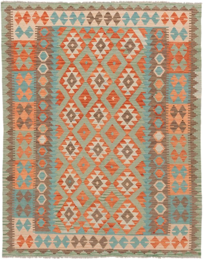 Afghan rug Kilim Afghan 198x158 198x158, Persian Rug Woven by hand