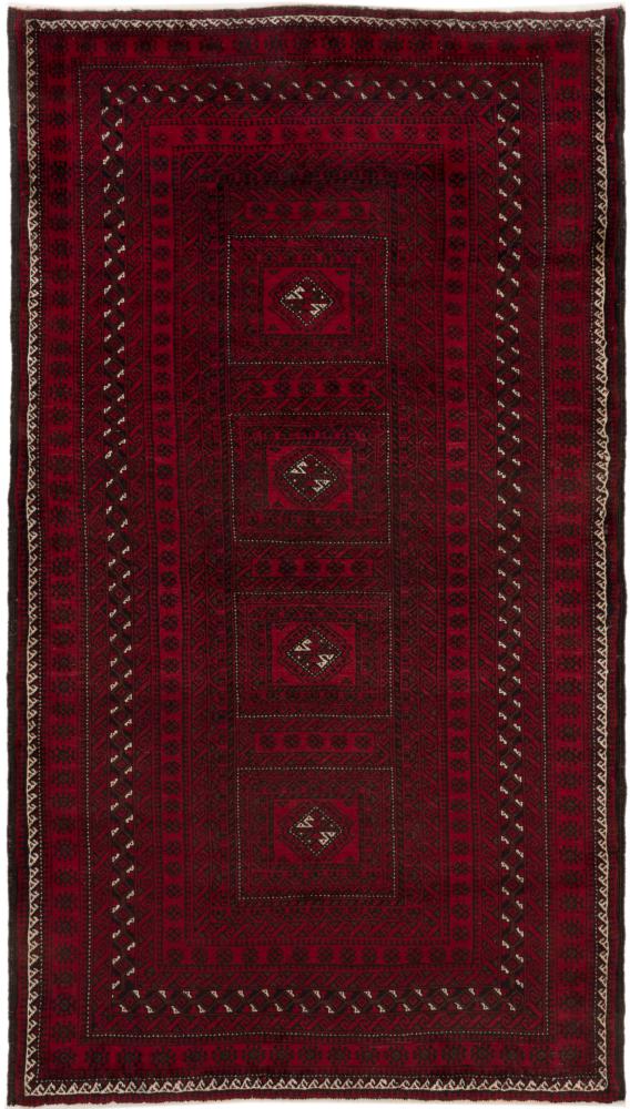 Persian Rug Baluch 6'8"x3'9" 6'8"x3'9", Persian Rug Knotted by hand