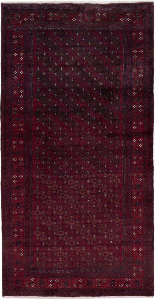 Persian Rug Baluch 6'8"x3'5" 6'8"x3'5", Persian Rug Knotted by hand