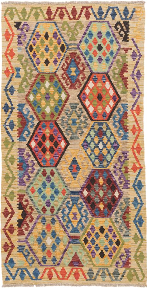 Afghanska mattan Kilim Afghan 199x103 199x103, Persisk matta handvävd 