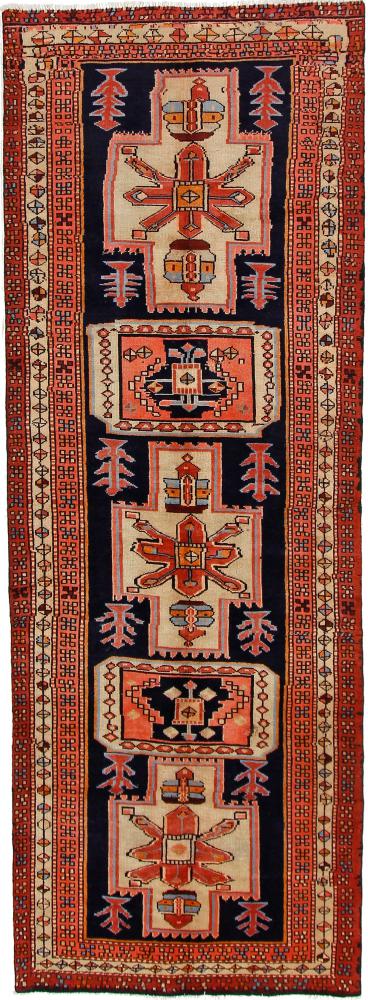 Persian Rug Ardebil 10'2"x3'8" 10'2"x3'8", Persian Rug Knotted by hand
