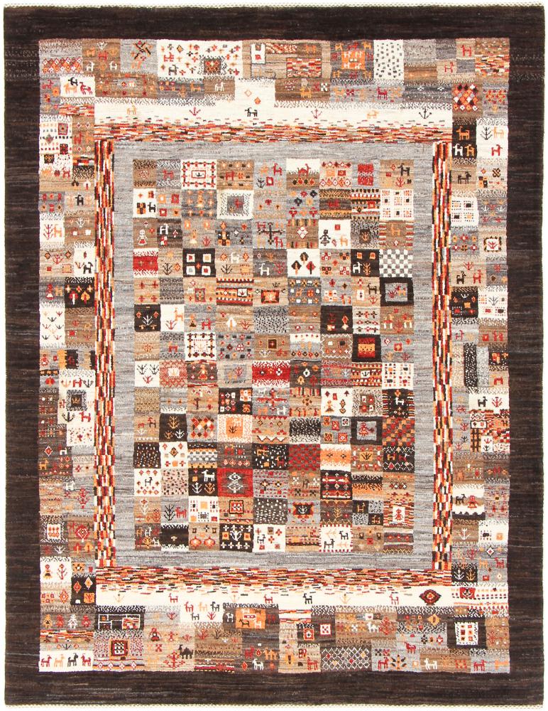 Persian Rug Persian Gabbeh Loribaft Nowbaft 189x147 189x147, Persian Rug Knotted by hand