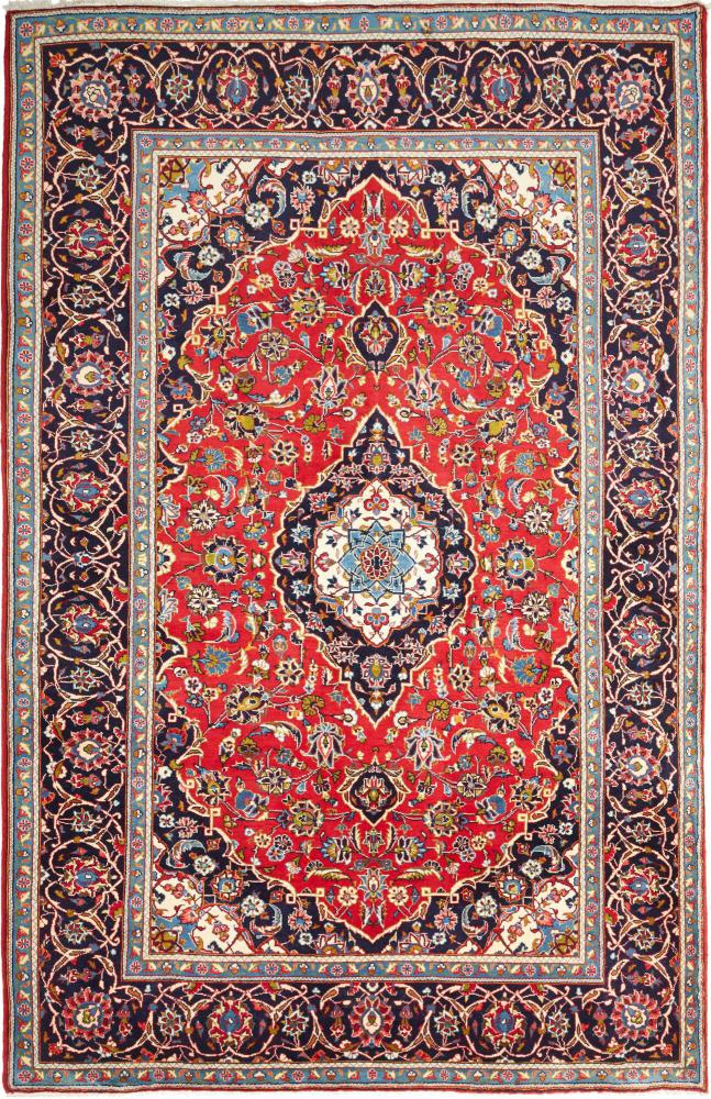 Persisk tæppe Keshan 303x195 303x195, Persisk tæppe Knyttet i hånden