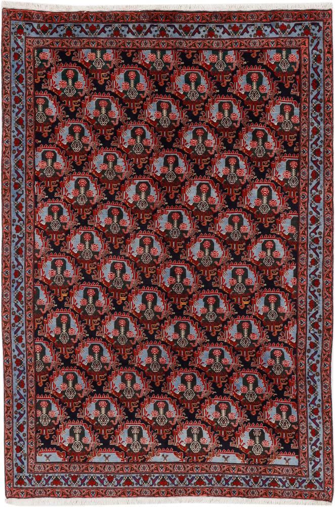 Tapis persan Senneh 291x201 291x201, Tapis persan Noué à la main