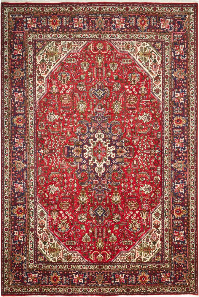 Persian Rug Tabriz 9'11"x6'8" 9'11"x6'8", Persian Rug Knotted by hand