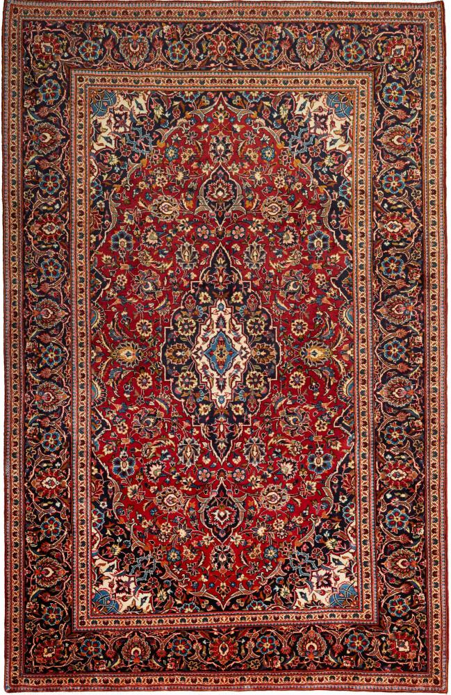 Tapis persan Kashan 308x197 308x197, Tapis persan Noué à la main