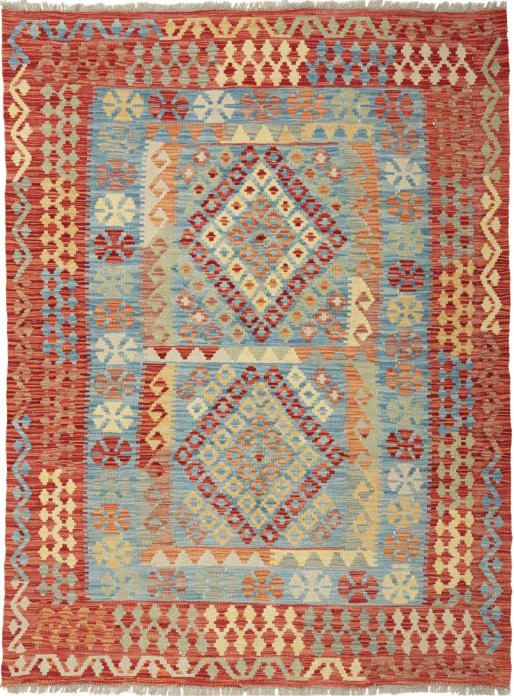 Tapete afegão Kilim Afegão 178x131 178x131, Tapete persa Tecido à mão