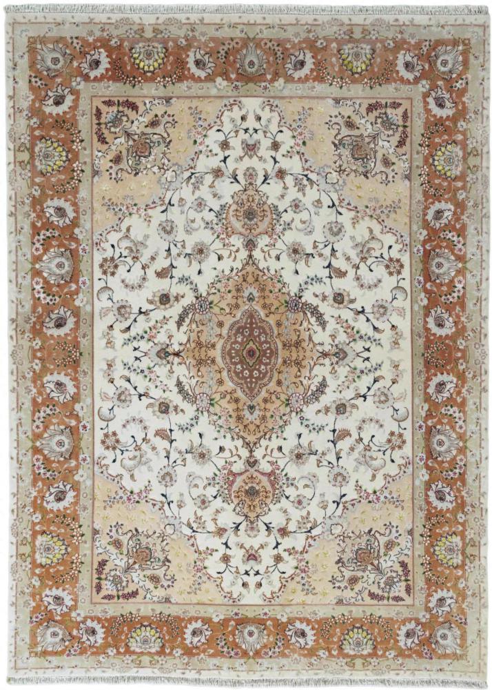 Persialainen matto Tabriz 50Raj Silkkiloimi 204x151 204x151, Persialainen matto Solmittu käsin