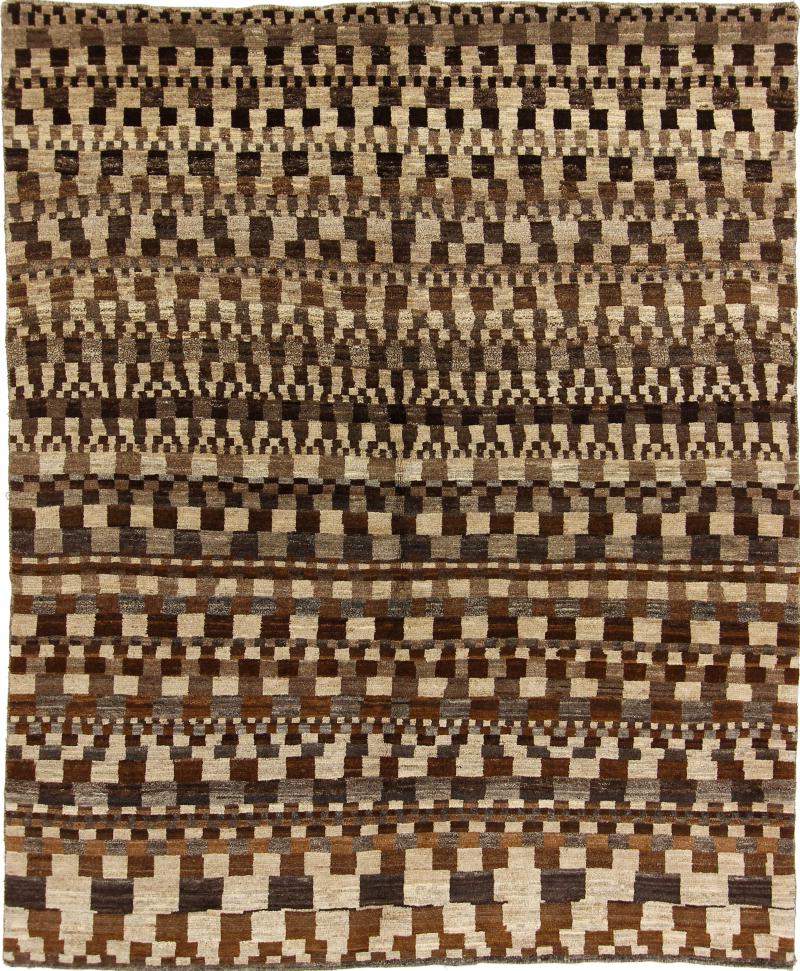 Tapis persan Persan Gabbeh Loribaft Design 224x171 224x171, Tapis persan Noué à la main