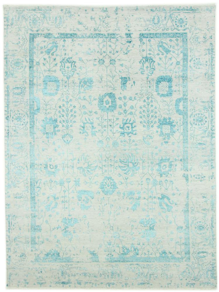 Indo rug Sadraa 12'0"x9'0" 12'0"x9'0", Persian Rug Knotted by hand