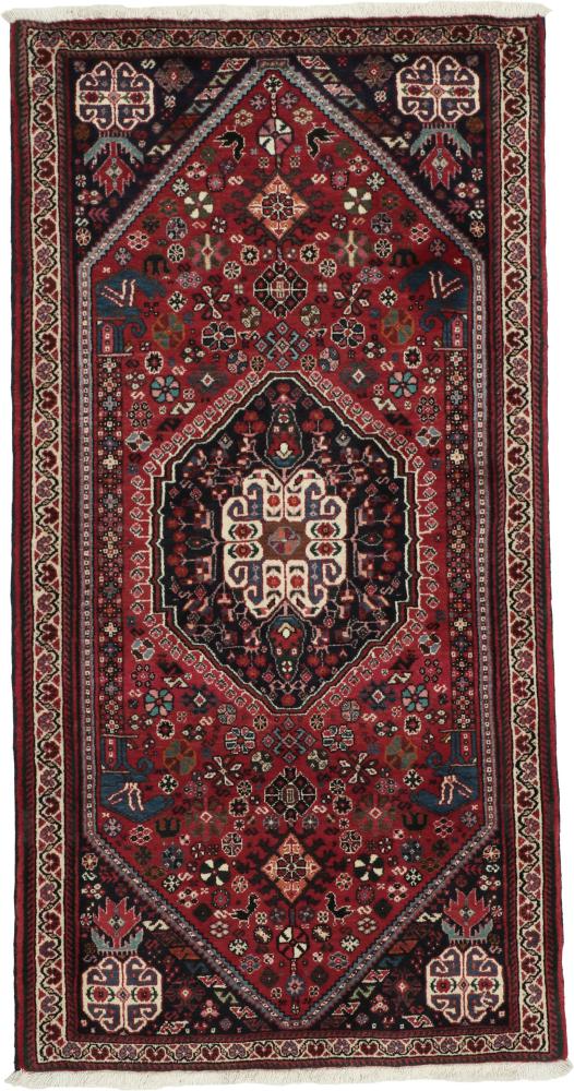 Persian Rug Ghashghai 4'11"x2'8" 4'11"x2'8", Persian Rug Knotted by hand