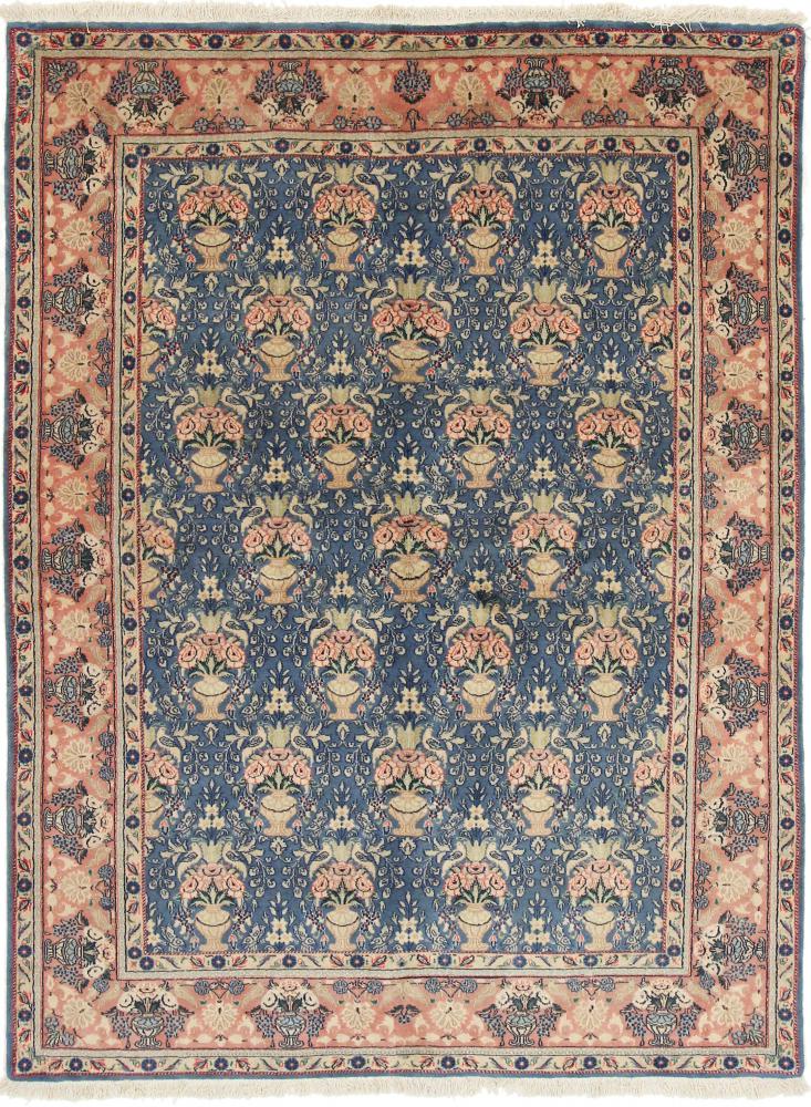 Tapis persan Mashad Sherkat 227x172 227x172, Tapis persan Noué à la main