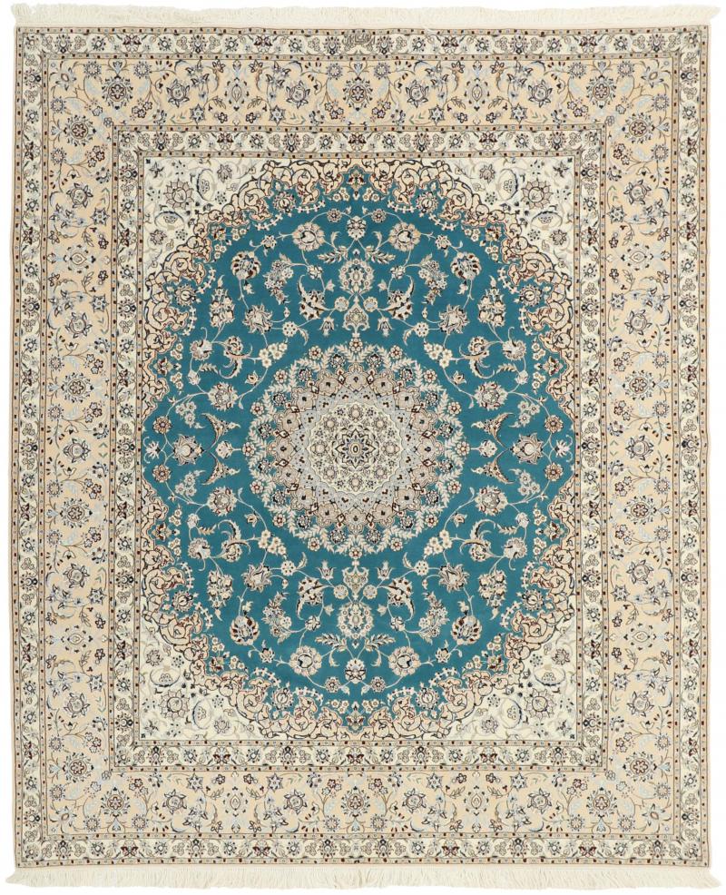 Tapis persan Naïn 6La 249x209 249x209, Tapis persan Noué à la main