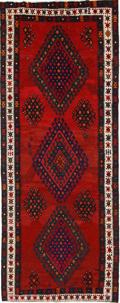 Perserteppich Kelim Fars Azerbaijan Antik 400x161 400x161, Perserteppich Handgewebt