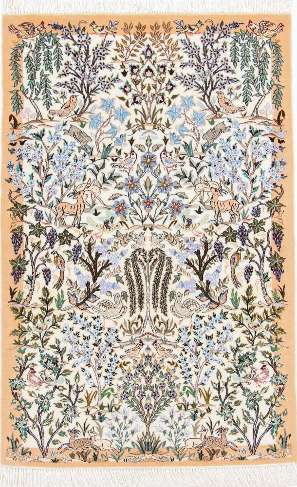 Perzisch tapijt Nain 6La 130x85 130x85, Perzisch tapijt Handgeknoopte