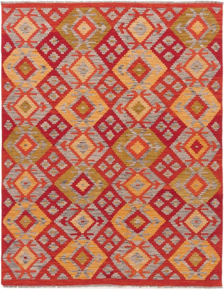 Afghanischer Teppich Kelim Afghan 195x153 195x153, Perserteppich Handgewebt
