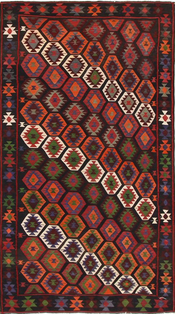 Perserteppich Kelim Fars Azerbaijan Antik 283x149 283x149, Perserteppich Handgewebt